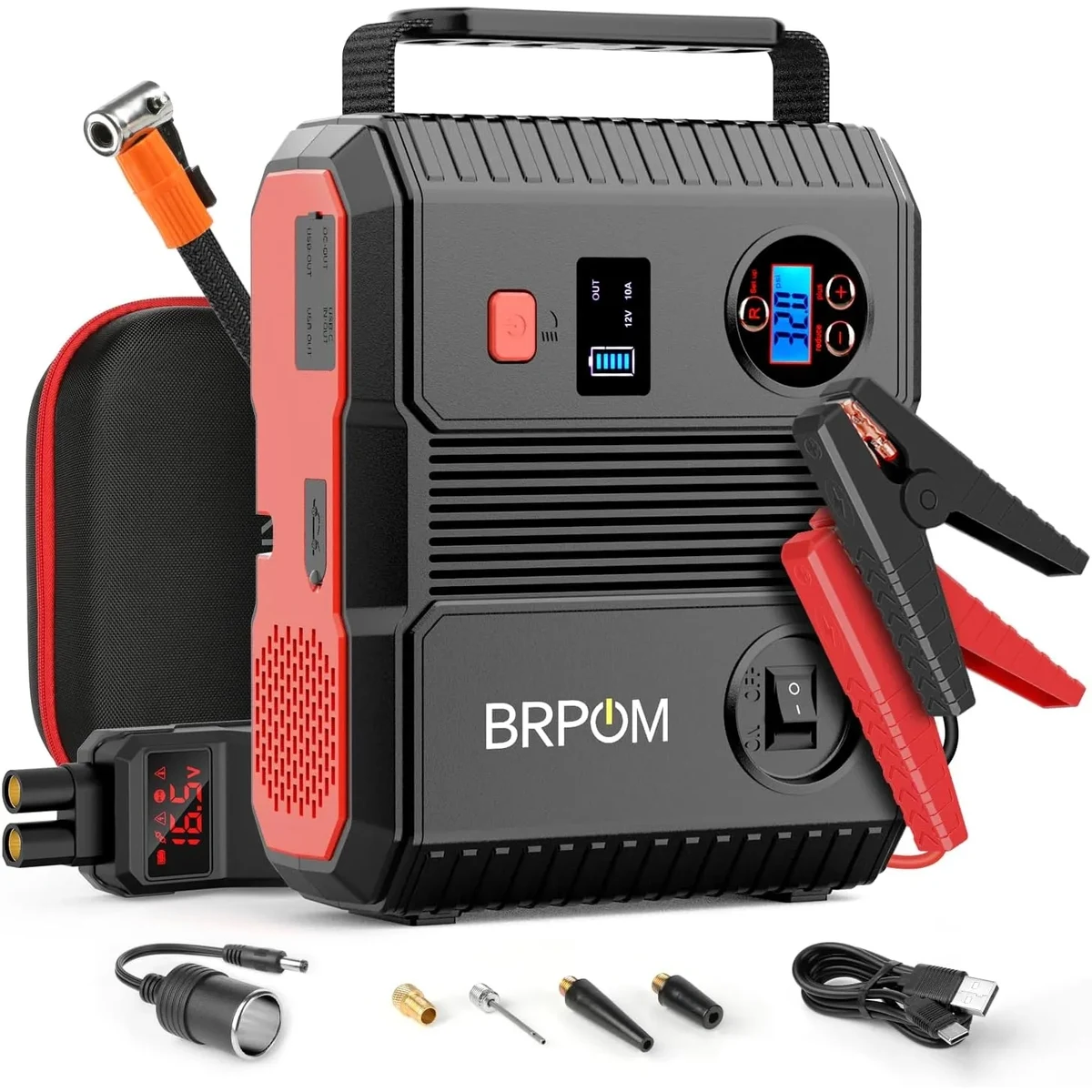 Car Jump Starter with Air Compressor 1