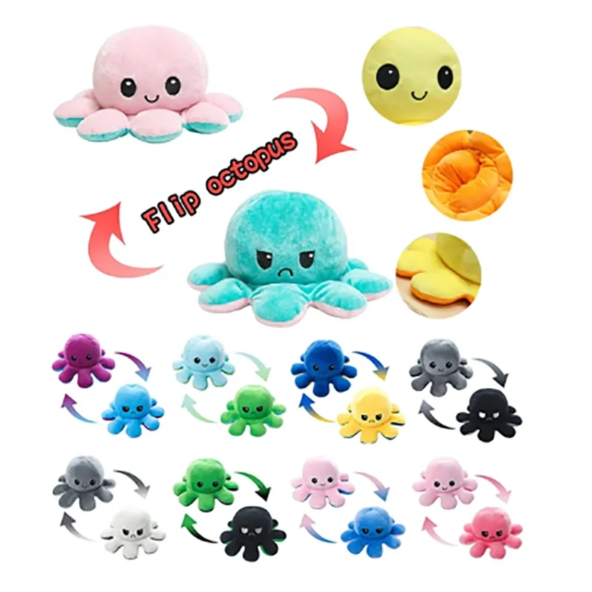 The Original Reversible Octopus Plushie 1