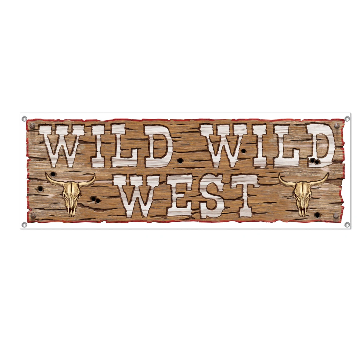 Wild Wild West Sign Banner 1