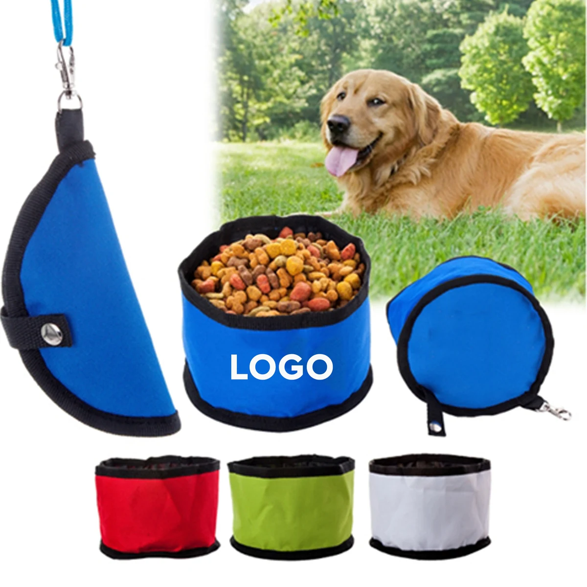 Outdoor Folding Pet Bowl ?C Great for Hiking & Camping 1