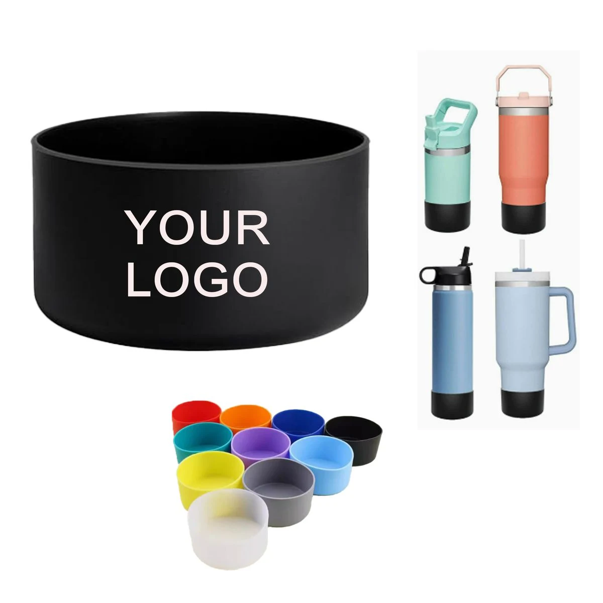 Antibacterial Safe Silicone Cup Protective Sleeve 1
