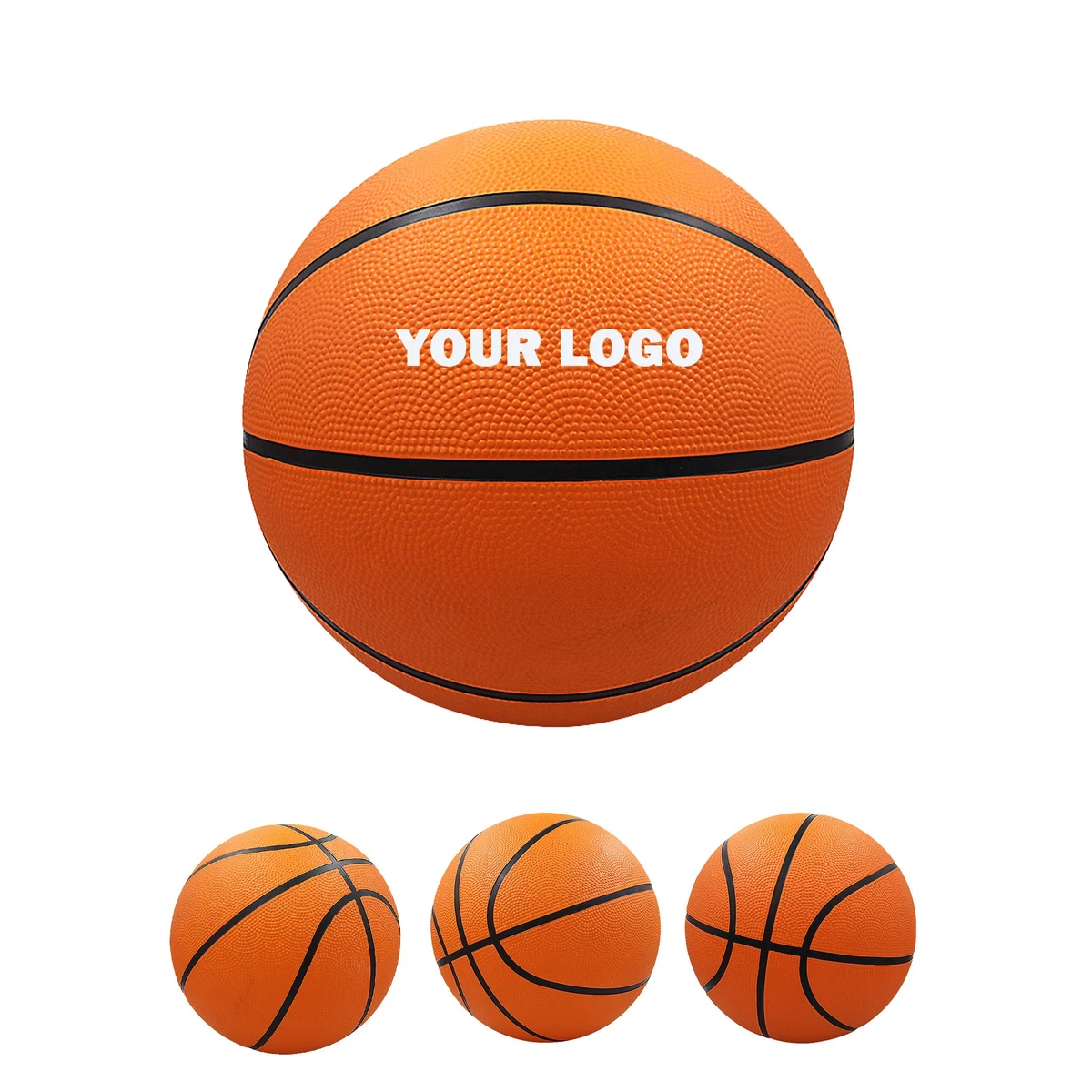 Size 5, 7 Rubber Basketball W/ Custom Imprint 1