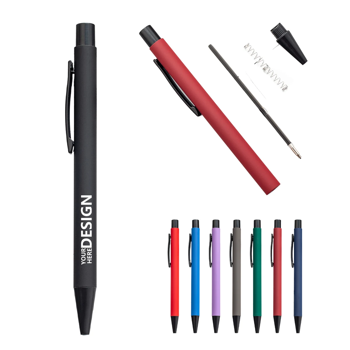 Branded Aluminum Shaft Ballpoint Pen 1