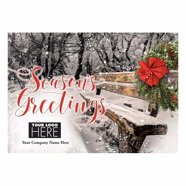 Seasonal View Holiday Logo Cards