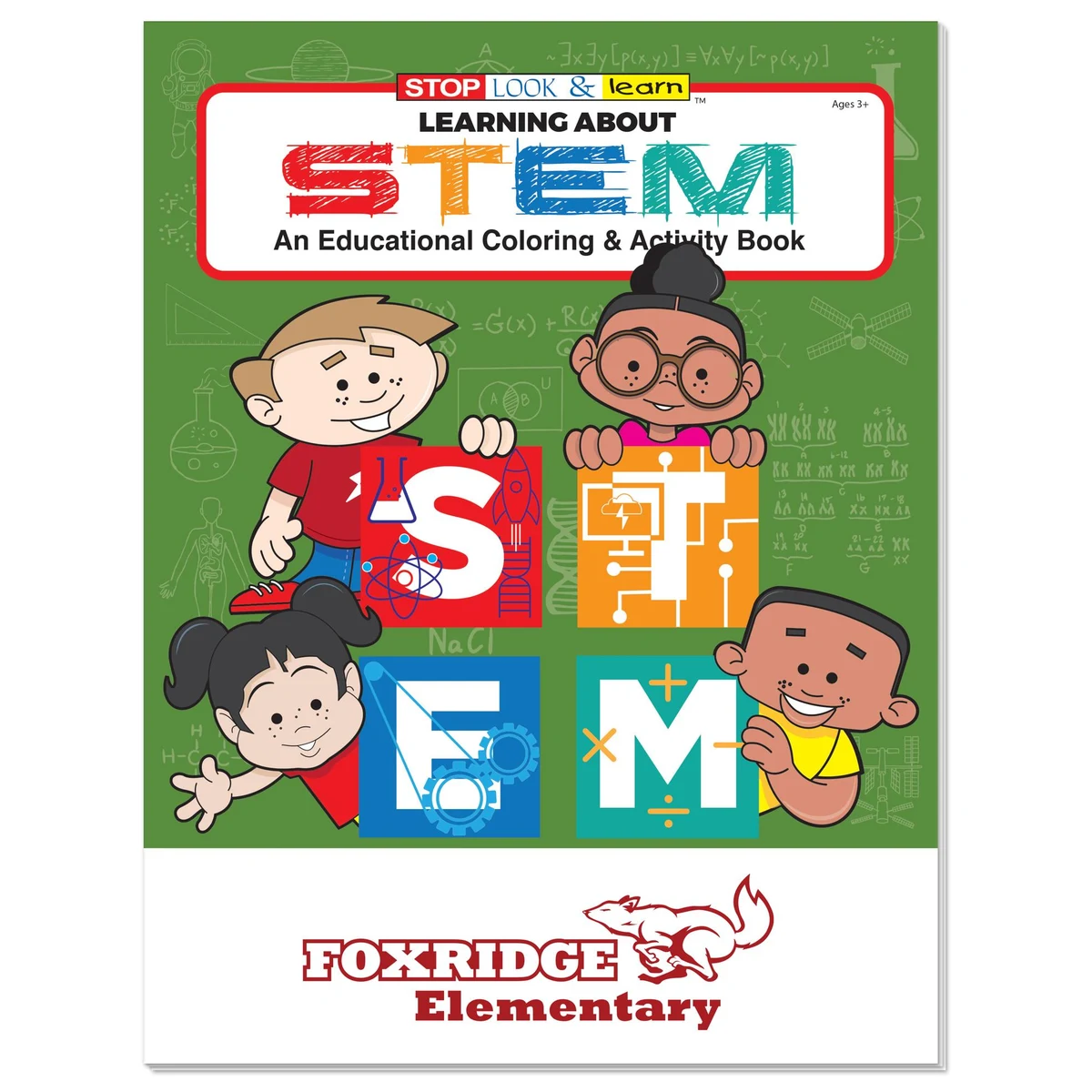 Coloring Book: Learning About STEM 1