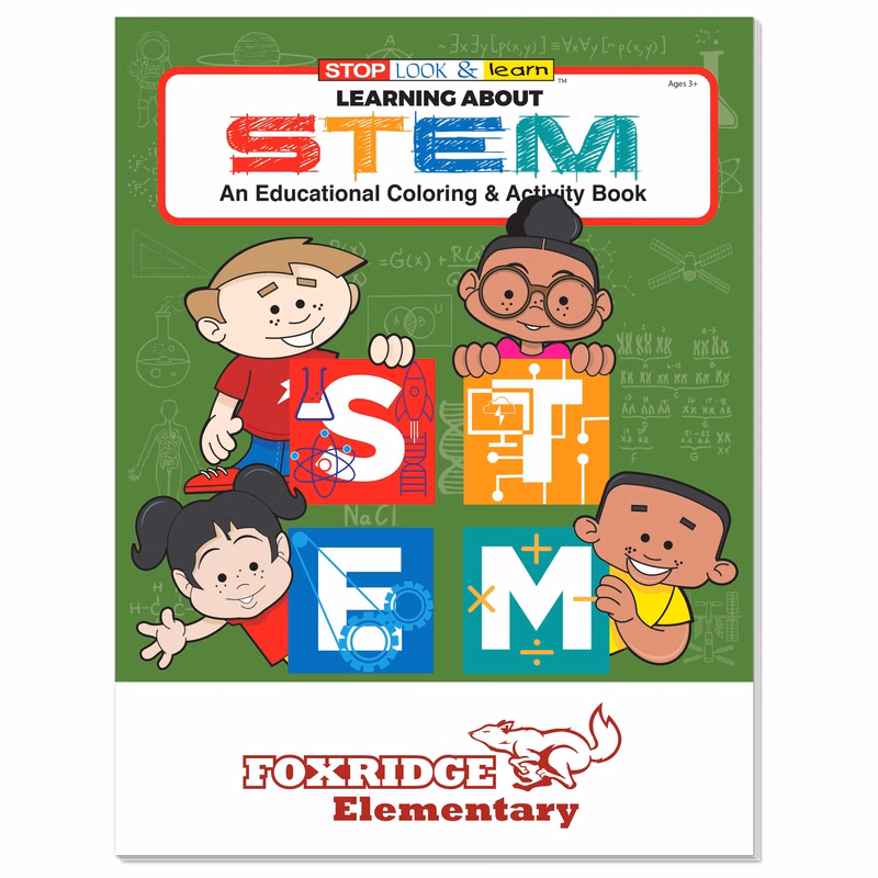 Coloring Book: Learning About STEM