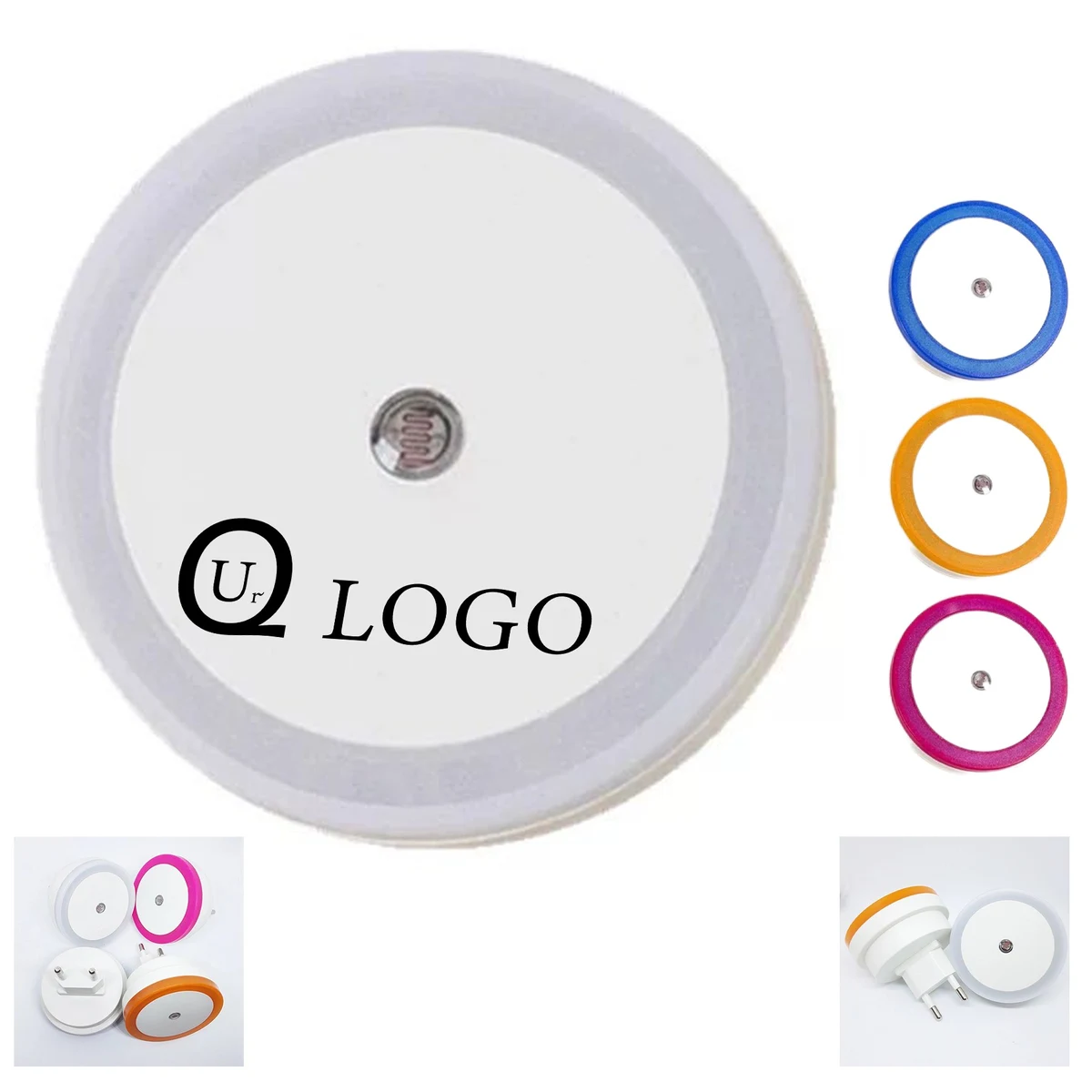 Body Sensor Round Plug-In Night Light 1