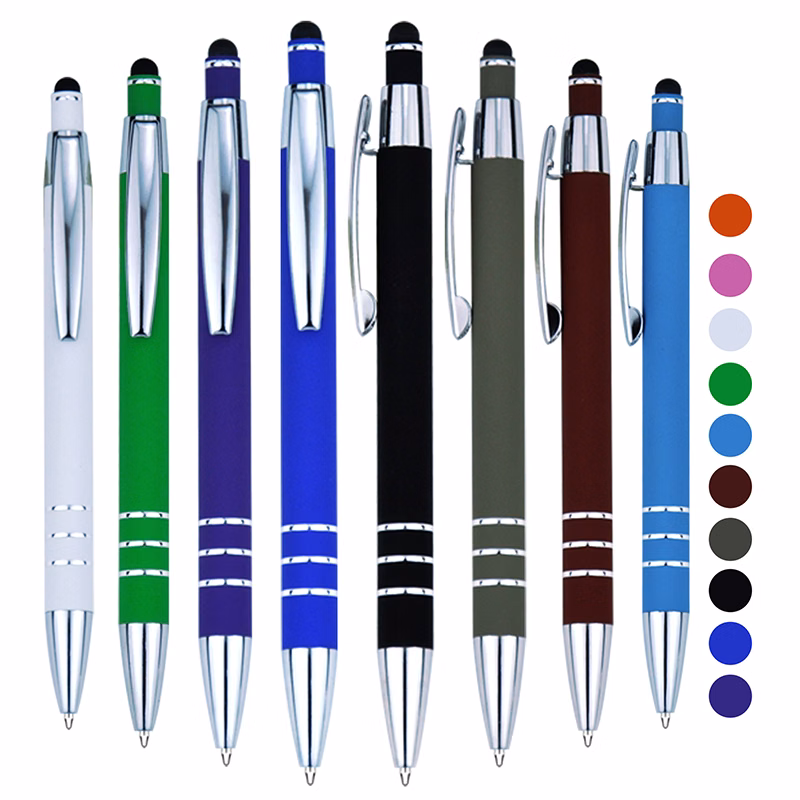 iWrite Twist Action Metallic Stylus Pen w/ Gripper