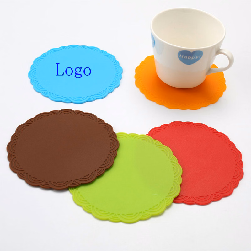 Round Cork Silicone Cup Coaster