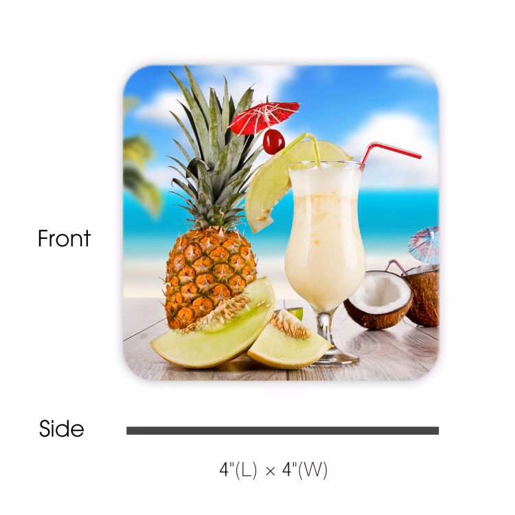 Plasma Square Coaster 4*4