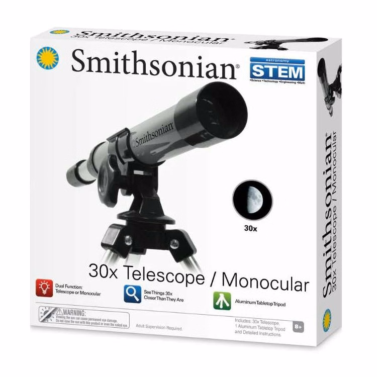 Smithsonian Telescope/Monocular 30x Magnification
