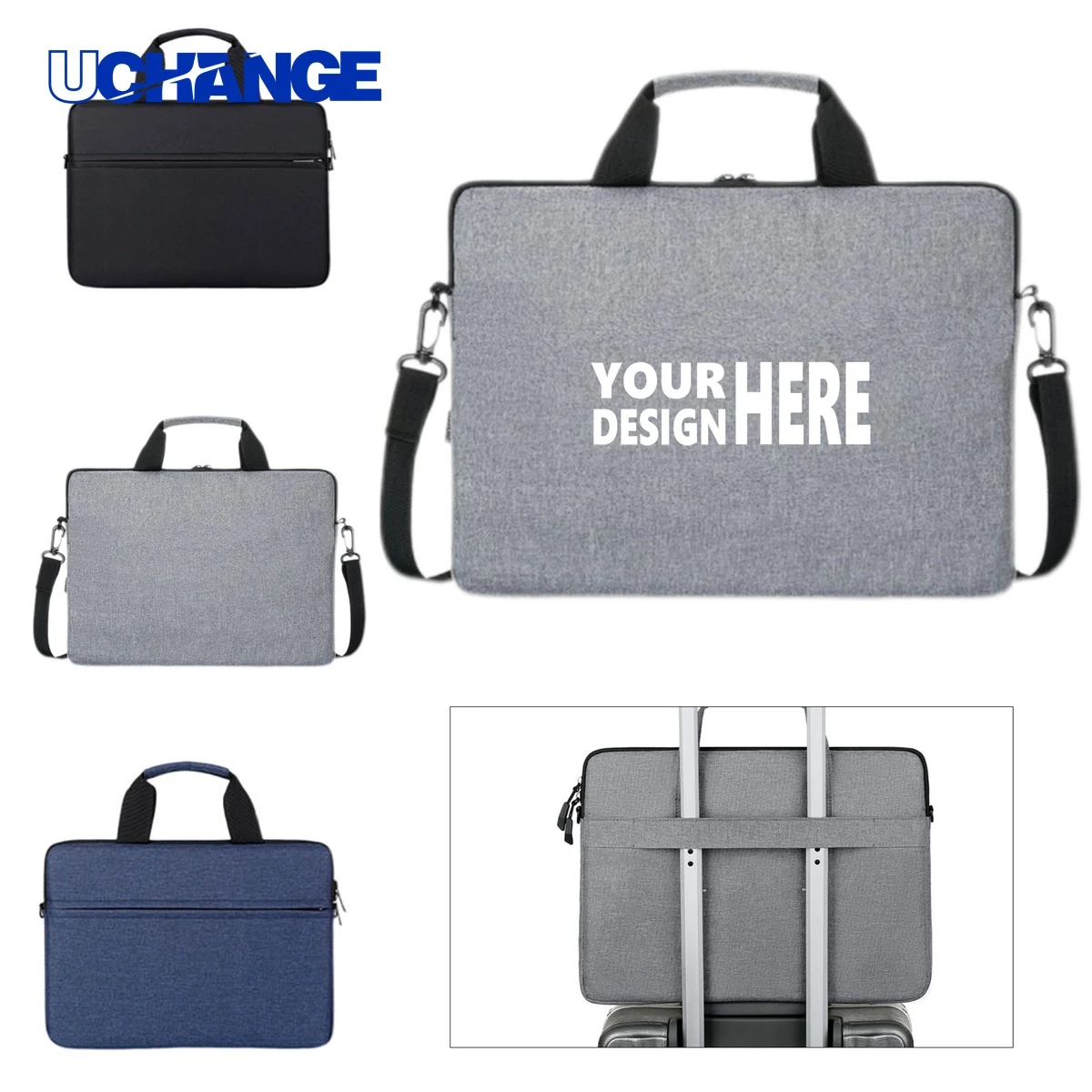 Laptop Case with Carry Handle and Shoulder Strap 1