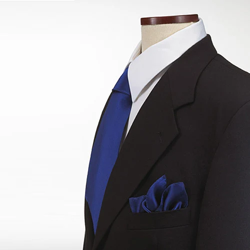 Royal Blue Silk Pocket Square 1