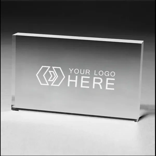 Rectangle Crystal Paperweight 1