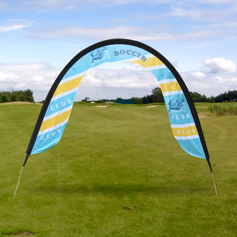 Racing Air Gate – (Double-Sided) Graphic & Hardware Combo,Large Size