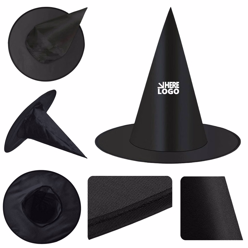 Halloween Black Witch Wizard Hats
