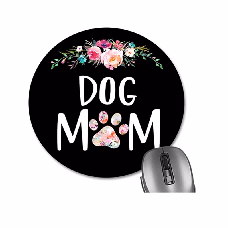 MOQ50Pcs Full Color Round Mouse Pad