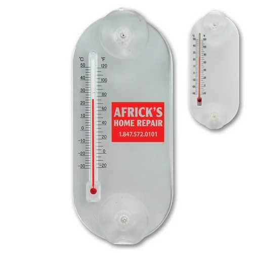 Large Acrylic Oval Temperature Gauge 1