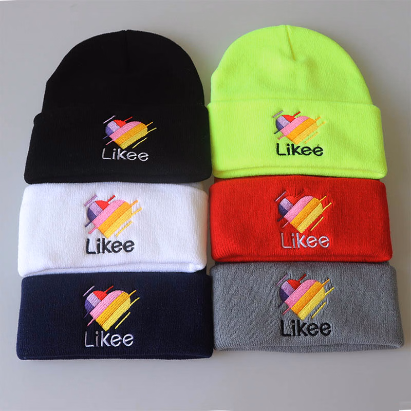 Roll Up Knit Beanie Hat
