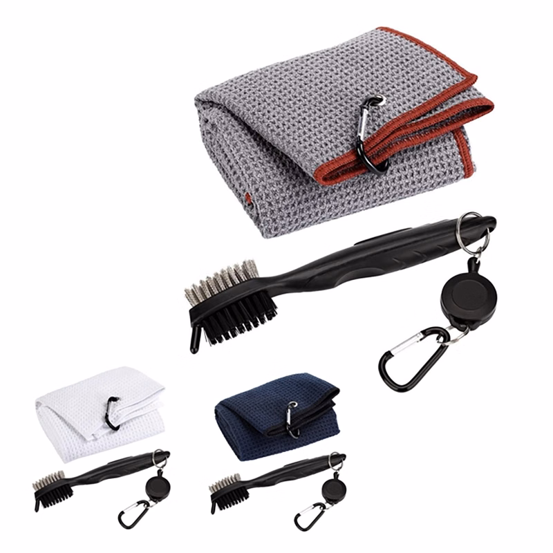 Golf Towel And Cleaner Brush