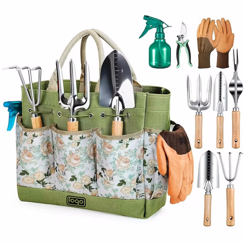 9-Piece Stainless Steel Garden Tool Set