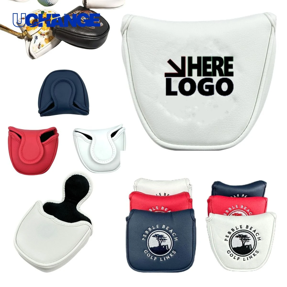 Golf Head Putter Cover Mallet for Protection 1