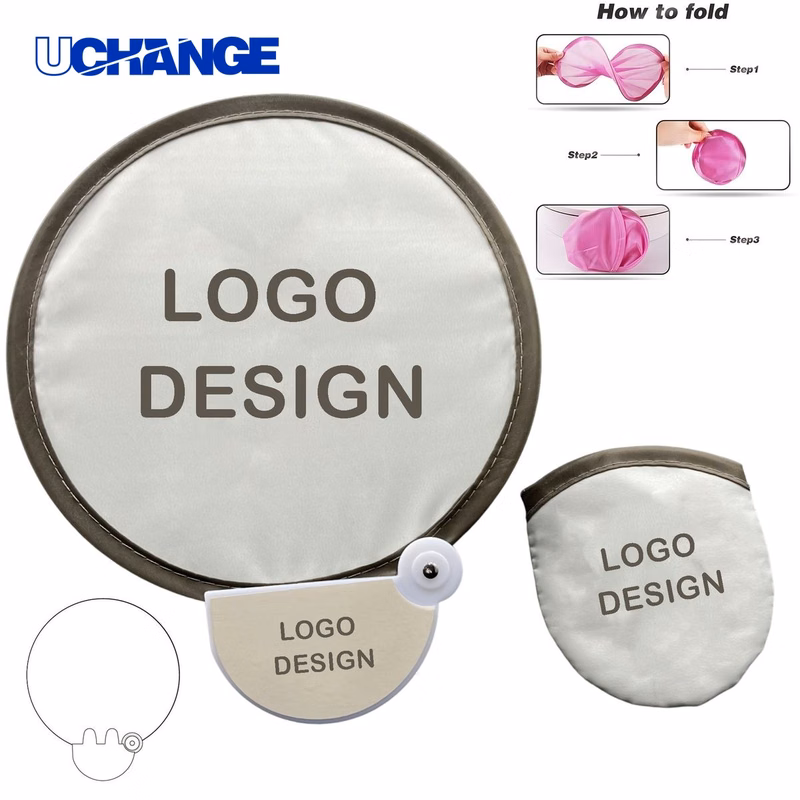 Round Promotional Hand Fan for Branding
