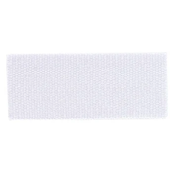 Solid White "V" Neck Ribbon with Clip, 1 1/2" wide 1