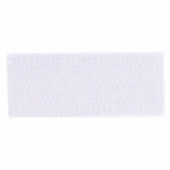 Solid White "V" Neck Ribbon with Clip, 1 1/2" wide