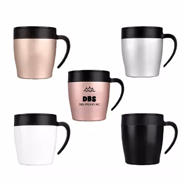 12Oz Stainless Steel Coffee Cup Insulated Thermal Bottle