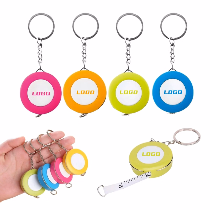 Mini Round Tape Measure Keychain MOQ50