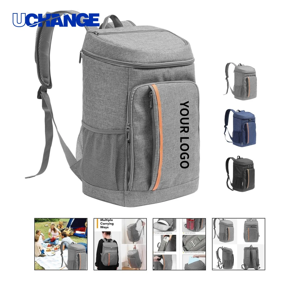 Insulated Backpack Cooler Carrier for Lunch 1