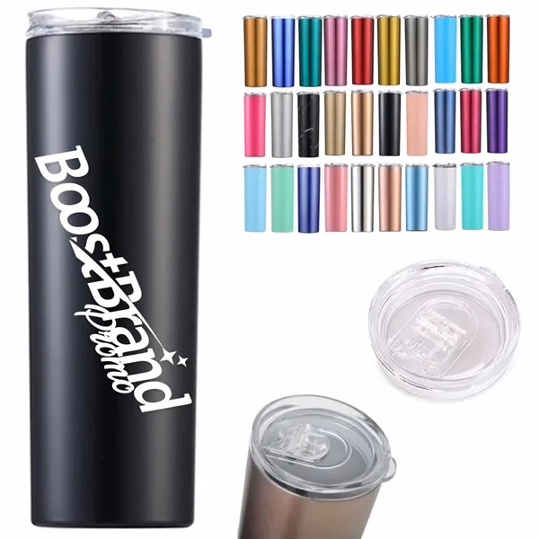 Custom 20 oz Stainless Steel Vacuum Insulated Tumbler — Corporate Travel Mug