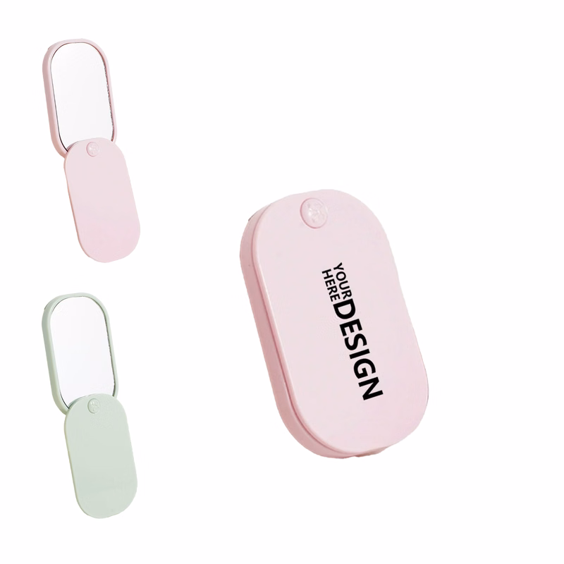 Portable Aluminum and Plastic Folding Mirror