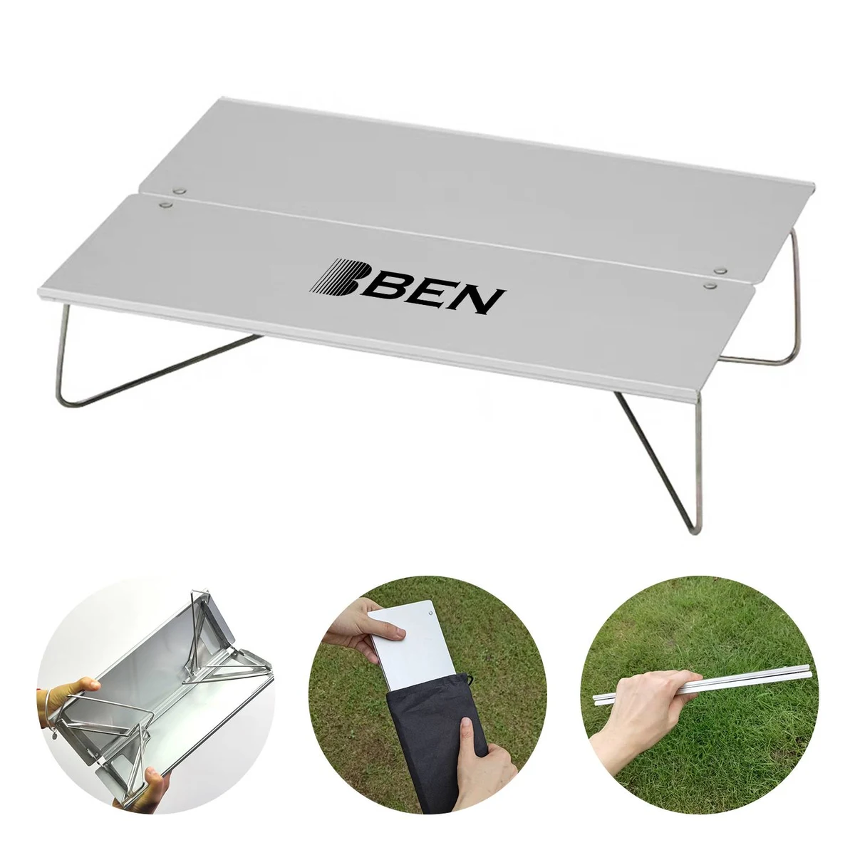 Outdoor Ultra-lightweight Mini Aluminum Alloy Foldable Table 1