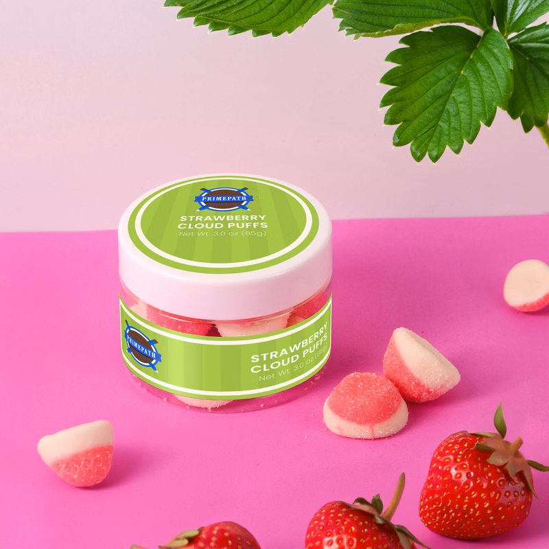 Strawberry Cloud Puffs: Small Jar