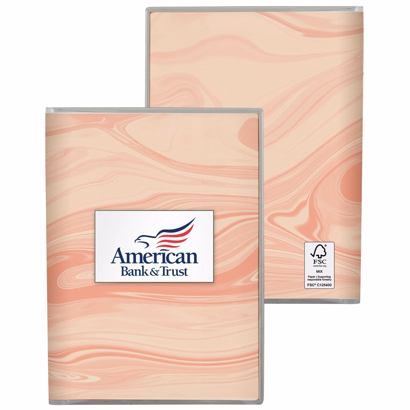 5 X 7 CLEARLY ROSE NOTEBOOK