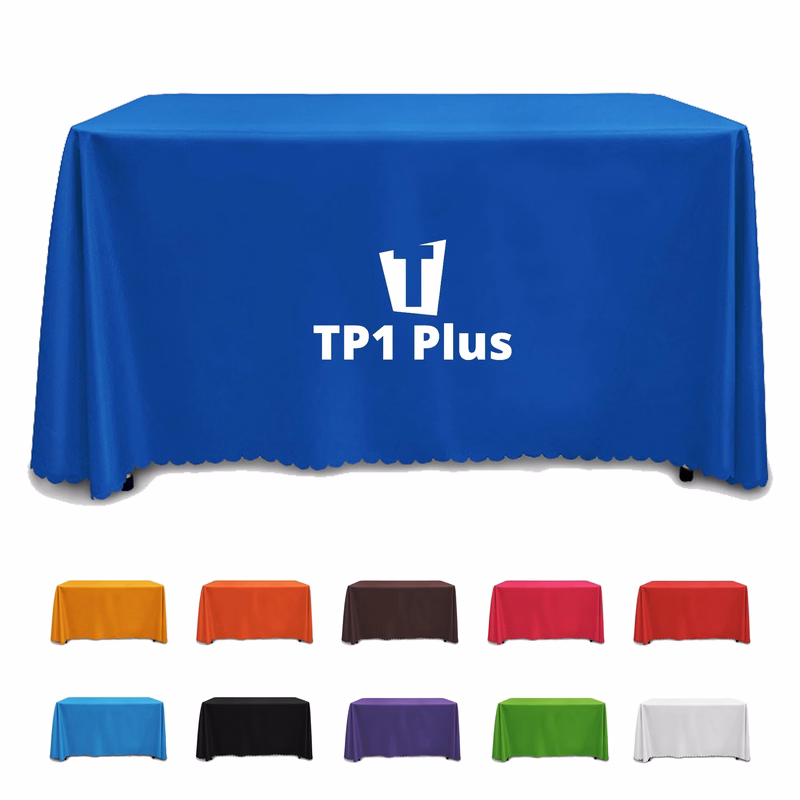 Full Color Flat Custom 6' Table Cover