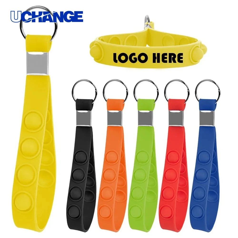 Push Pop Stress Reliever Keychain Fidget Toy for Daily Use 1