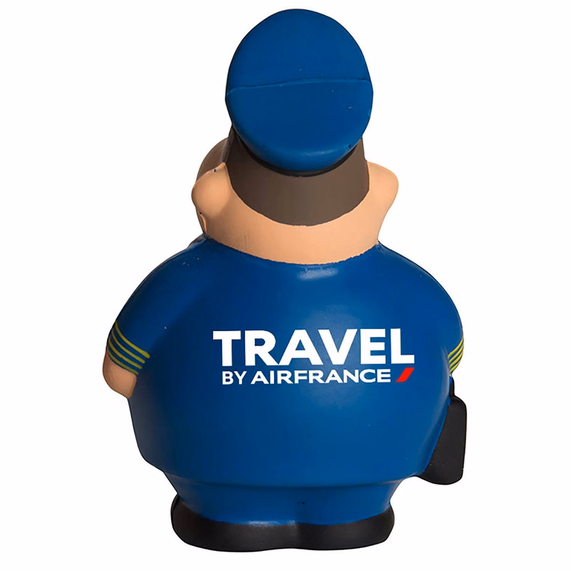 Modern Airline Pilot Bert Stress Reliever Toy