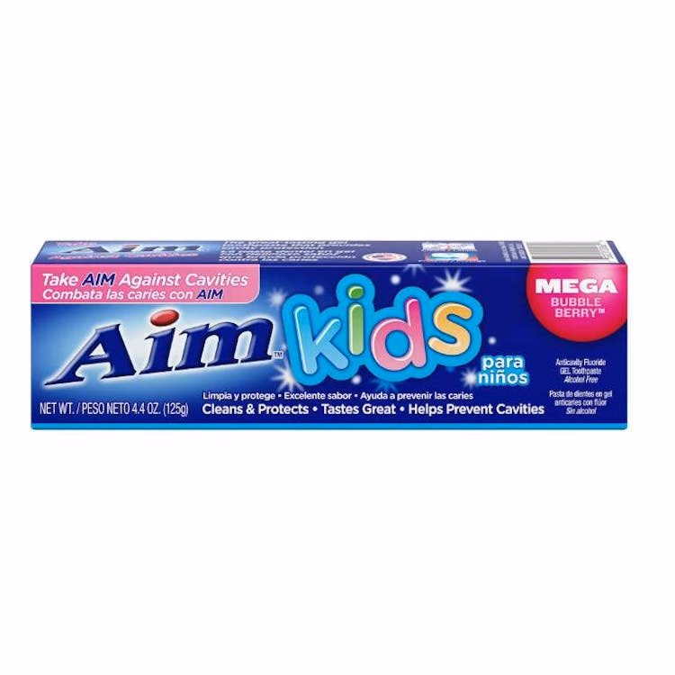 Aim Kids Mega Bubble Berry Fluoride Toothpaste 4.4 oz