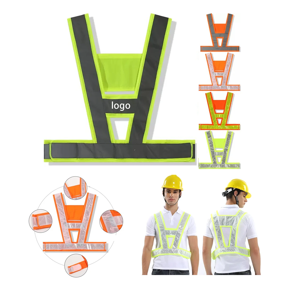 Outdoor V-type Reflective Vest 1