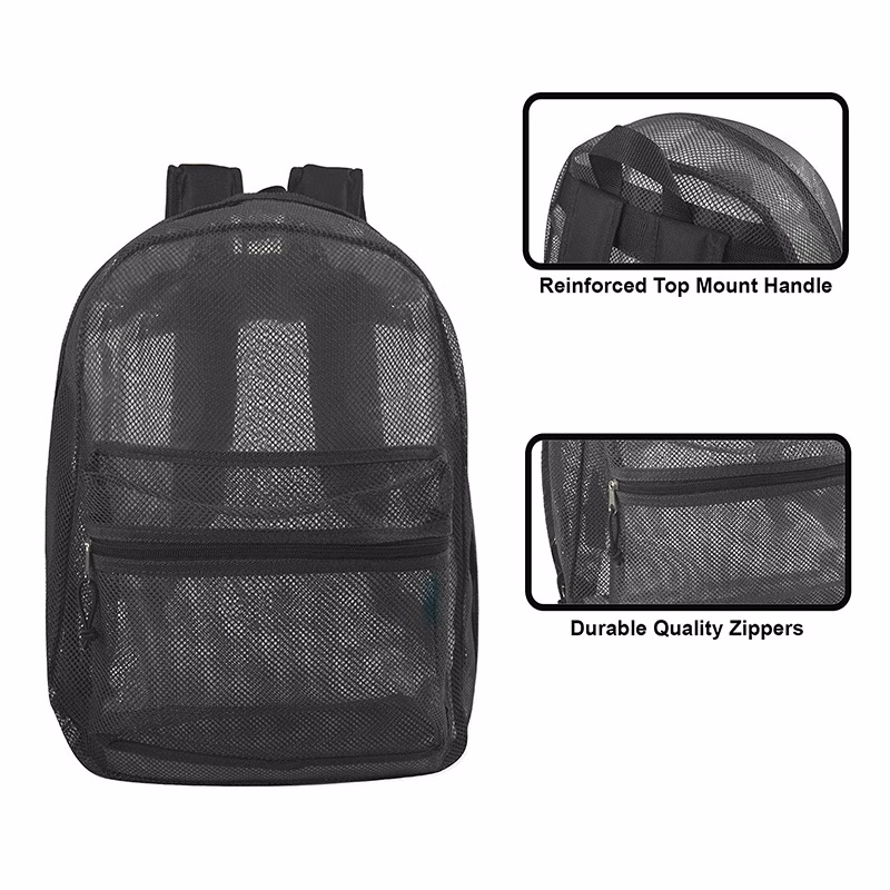 All See Through Mesh Backpack