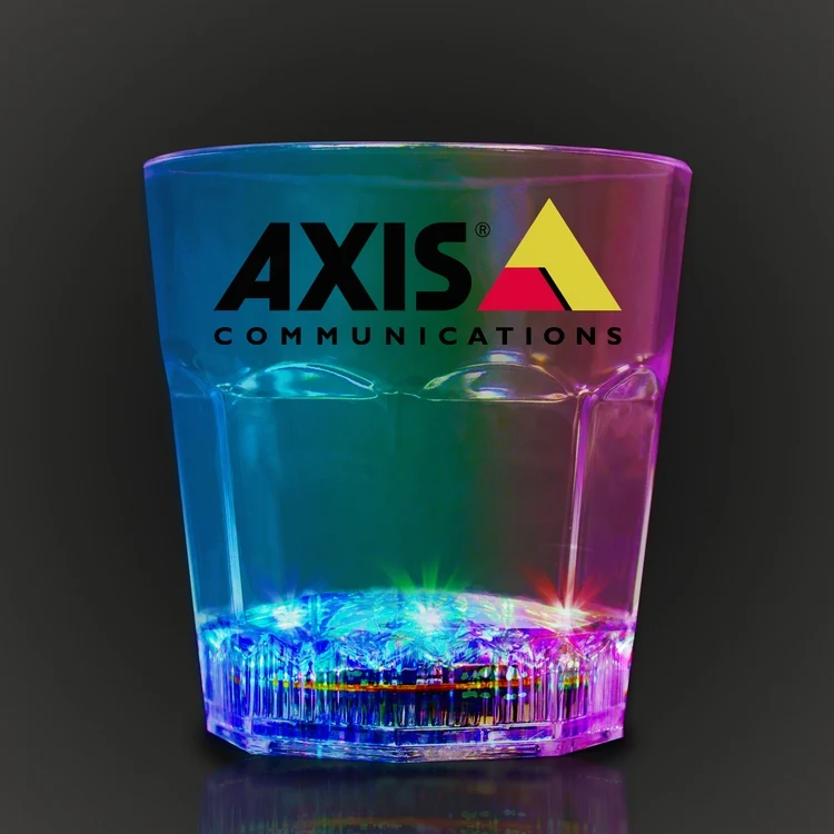 8 oz. Light Up LED Rocks Glass 1