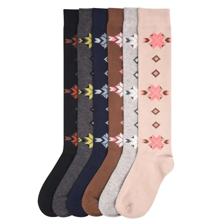 Women's Knee High Socks - 9-11 Assorted Colors 1