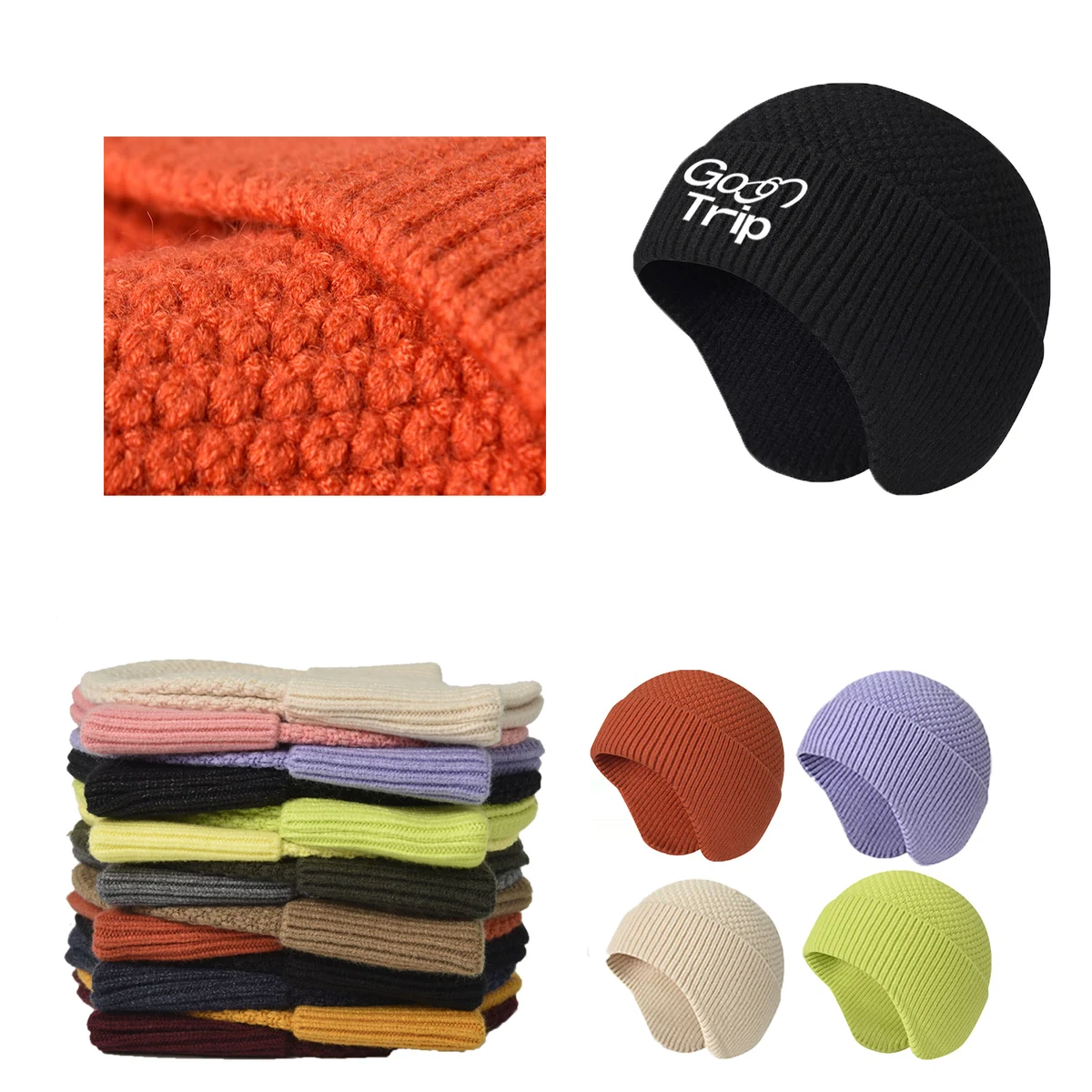 Customizable Ribbed Beanie 1