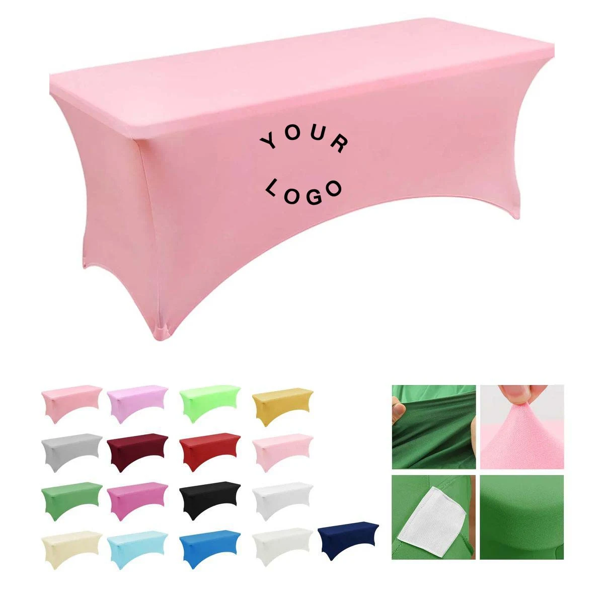 6FT Stretch Polyester Cover for Conferences and Events 1