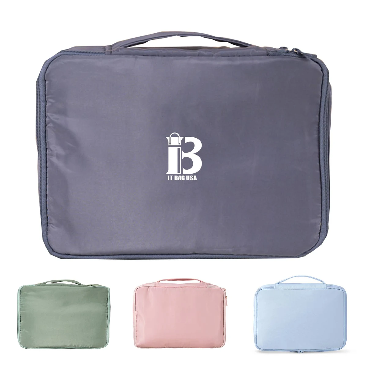 Polyester Waterproof travel makeup Cosmetic bag 1