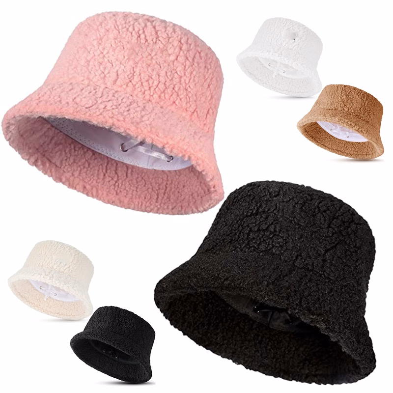 Woman Fuzzy Bucket Hat
