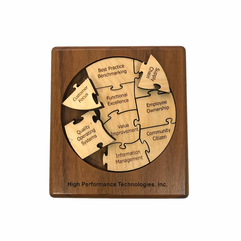 Wood Jigsaw Puzzle - 10 piece round